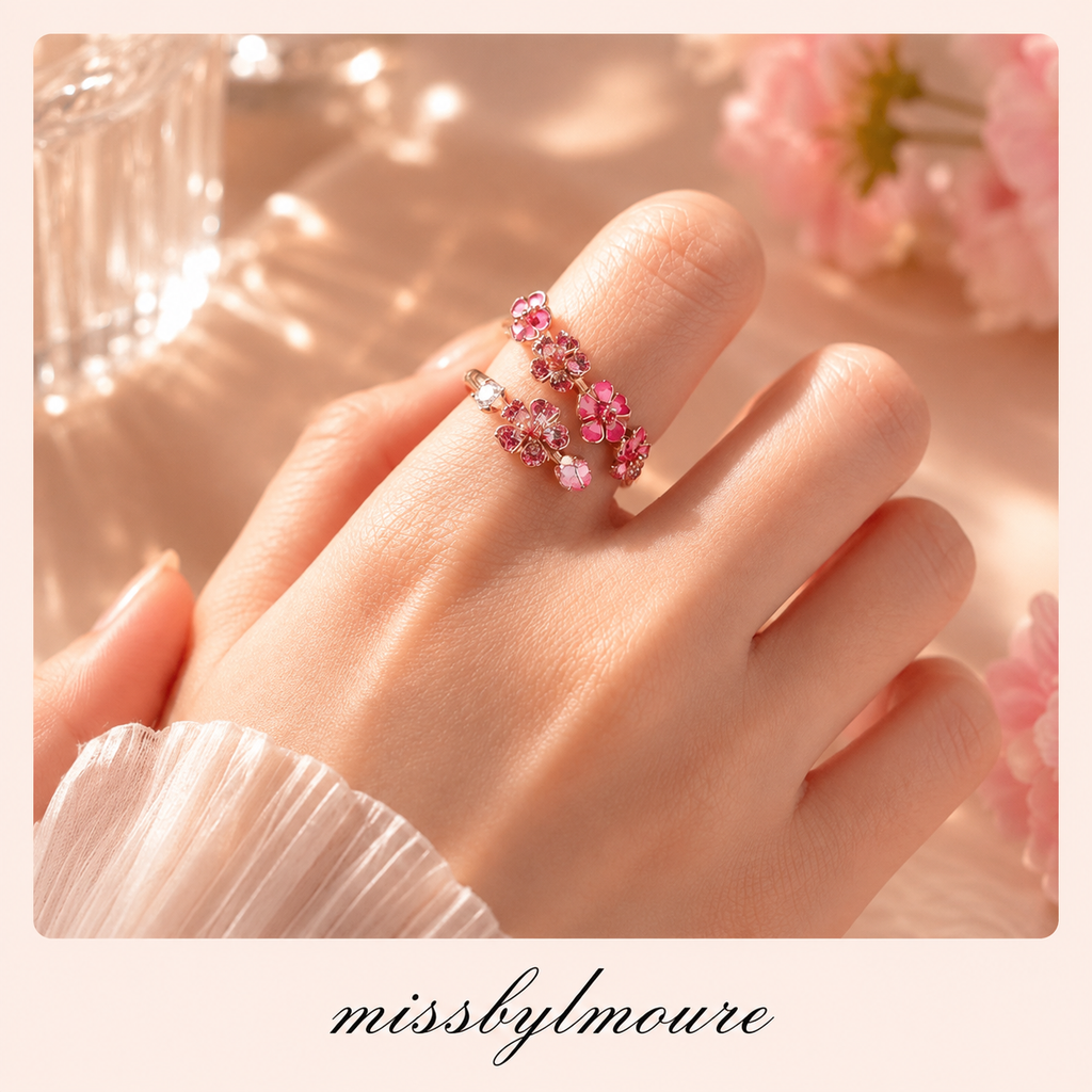 PEACH BLOSSOM RING
